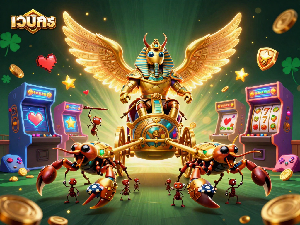 Engage with เว็บตรง through an ultra-detailed casino-themed scene featuring dynamic game elements.
