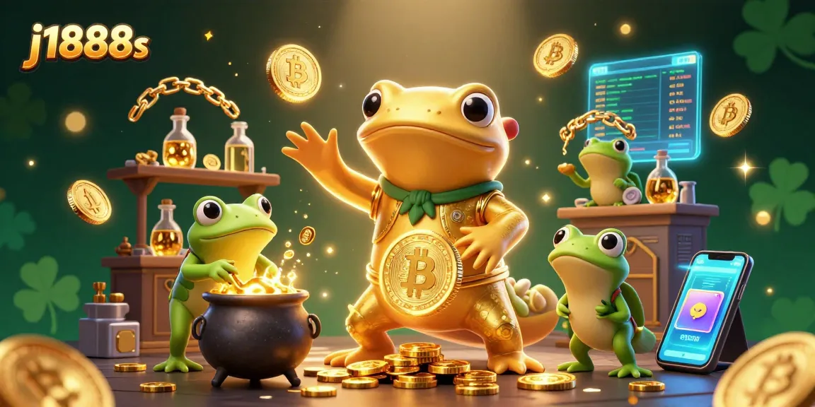 Experience the excitement of j1888s with golden alchemy and crypto-themed casino magic!