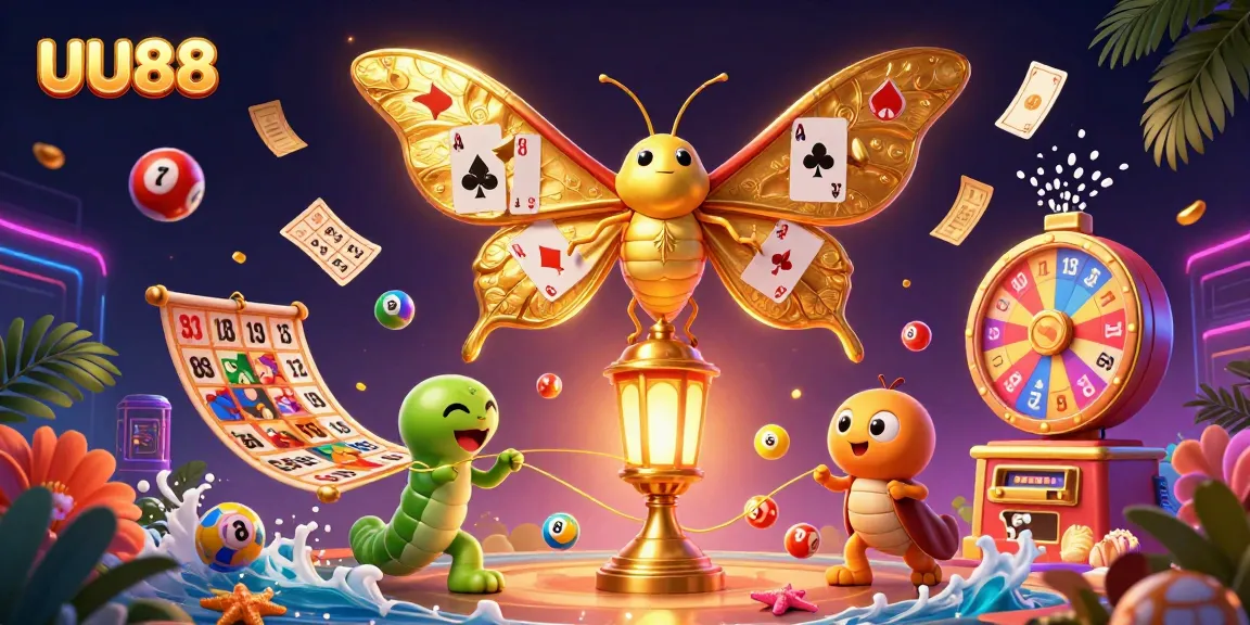 Experience thrilling casino excitement with UU88, featuring vibrant lottery and gaming elements.