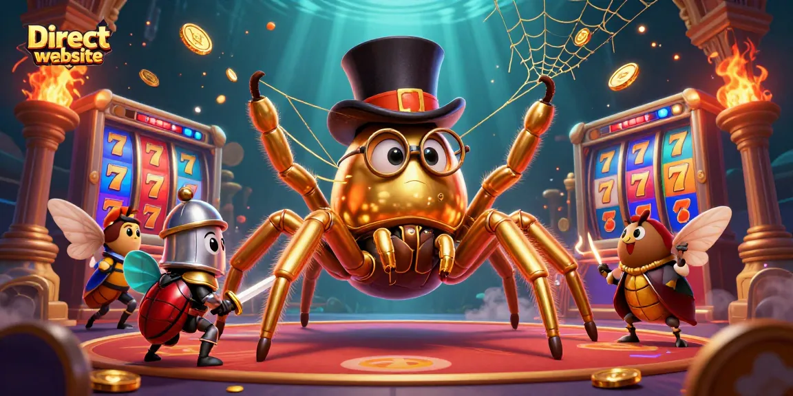 Spin the reels on a Direct website with thrilling slot games and golden wins in an engaging 3D scene