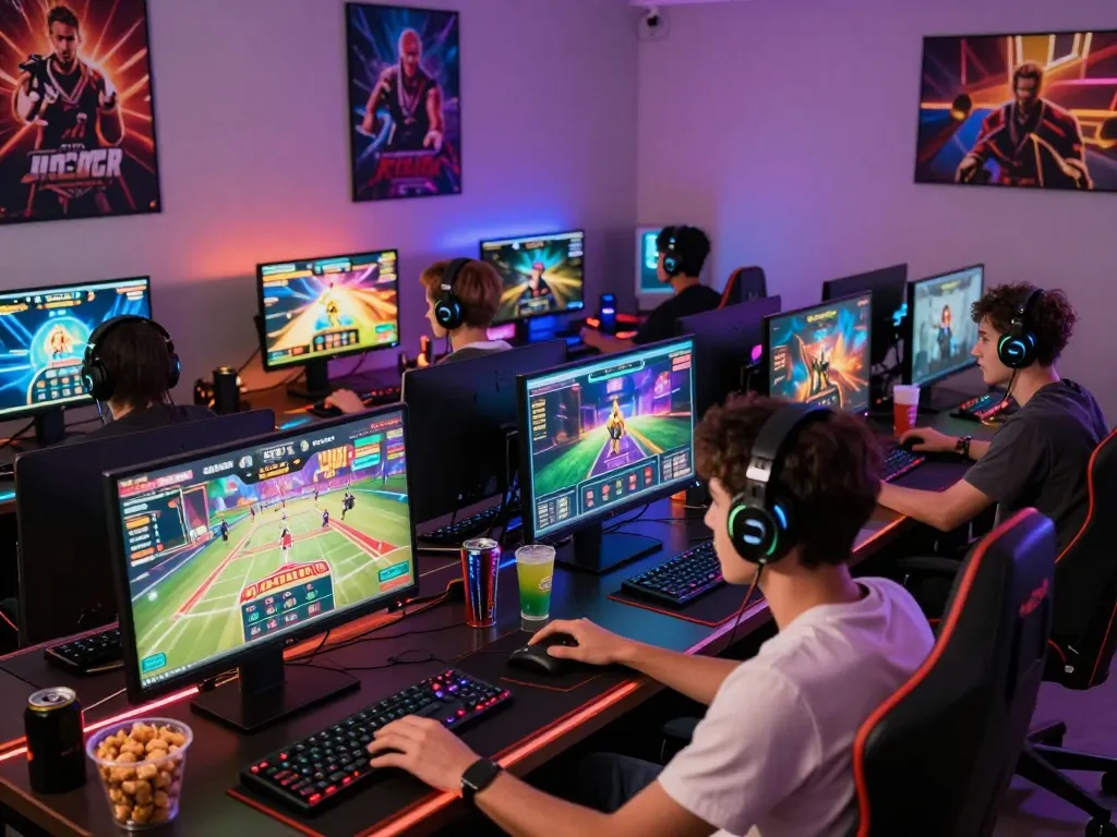 Players immersed in various online gaming experiences at rr88.com, showcasing the thrill of casino and betting activities.