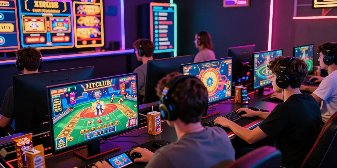 Experience the thrill of online gaming as players TẢI HITCLUB, enjoying diverse games in an animated, electrifying atmosphere.