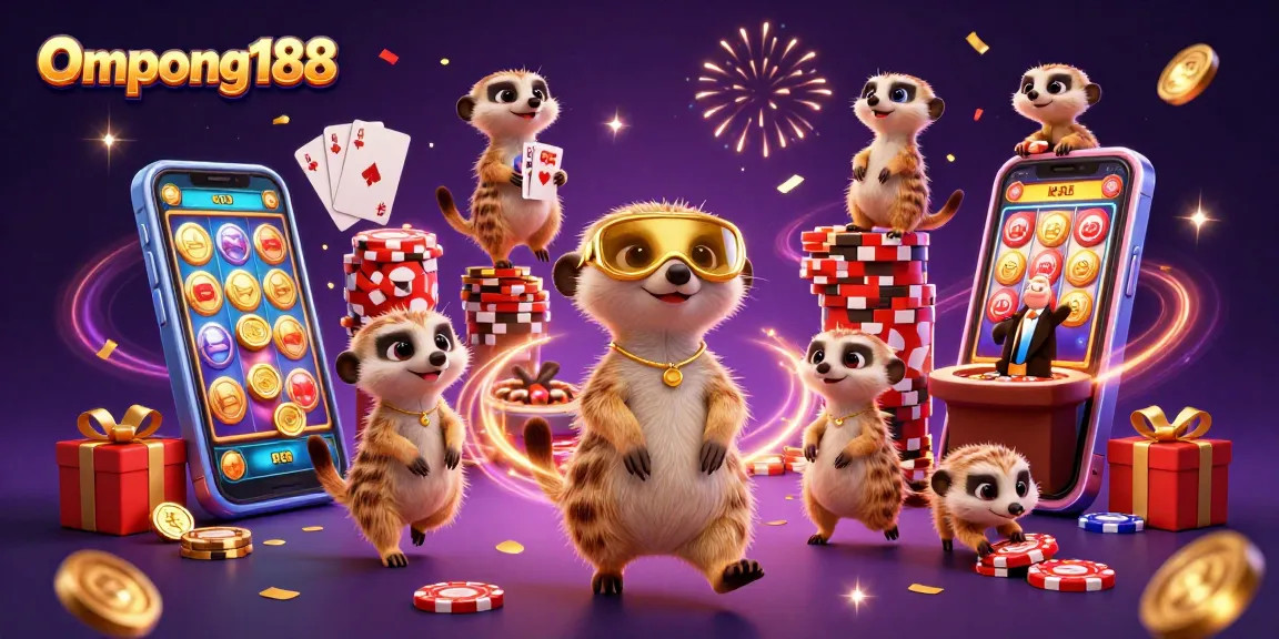 Menggali kasino Ompong188 dengan koloni meerkat yang bersemangat dan aksi taruhan yang berkilau.