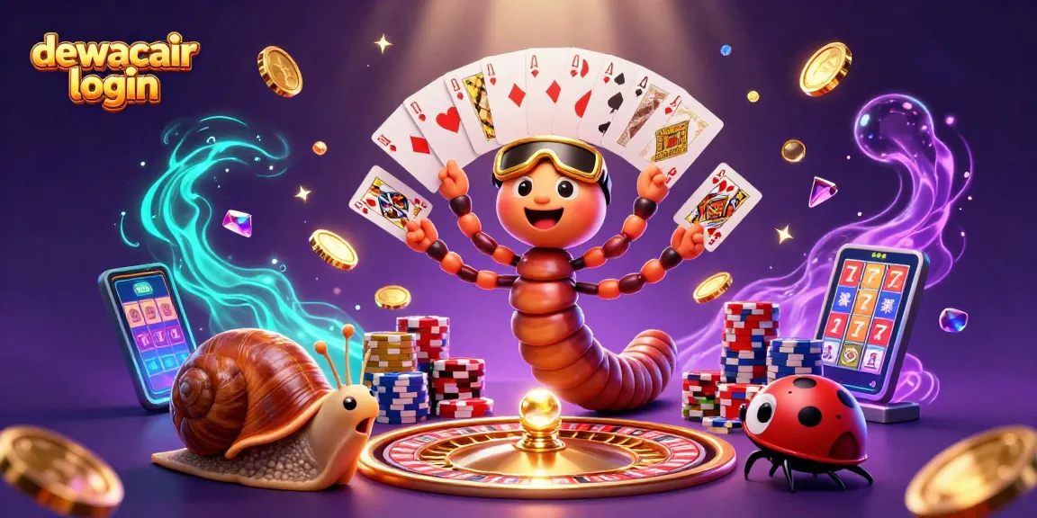 Spin the reels at Dewacair login and join the excitement with winning cards and stacks of chips!