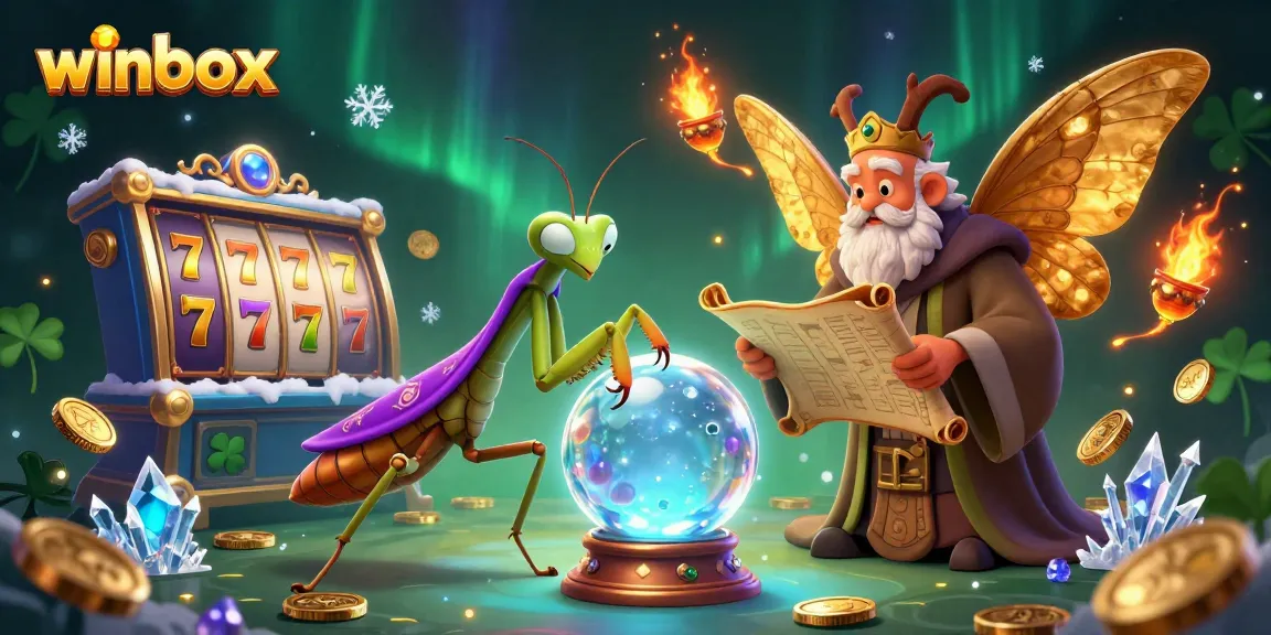 Winbox captures thrilling slot action with vibrant characters and dynamic gaming elements.
