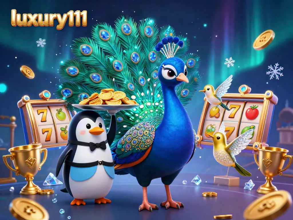 Engage in winning strategies with luxury111's rich casino slot experience featuring a vibrant colorful scene.