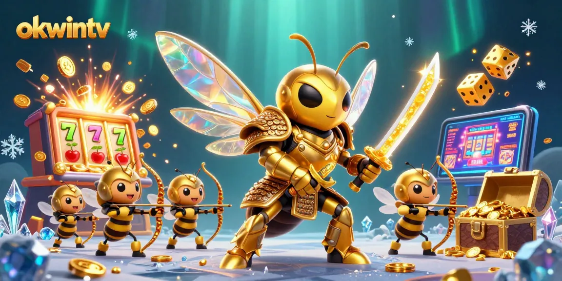Engage with okwintv's vibrant 3D gaming atmosphere, showcasing thrilling slots and dynamic gameplay.
