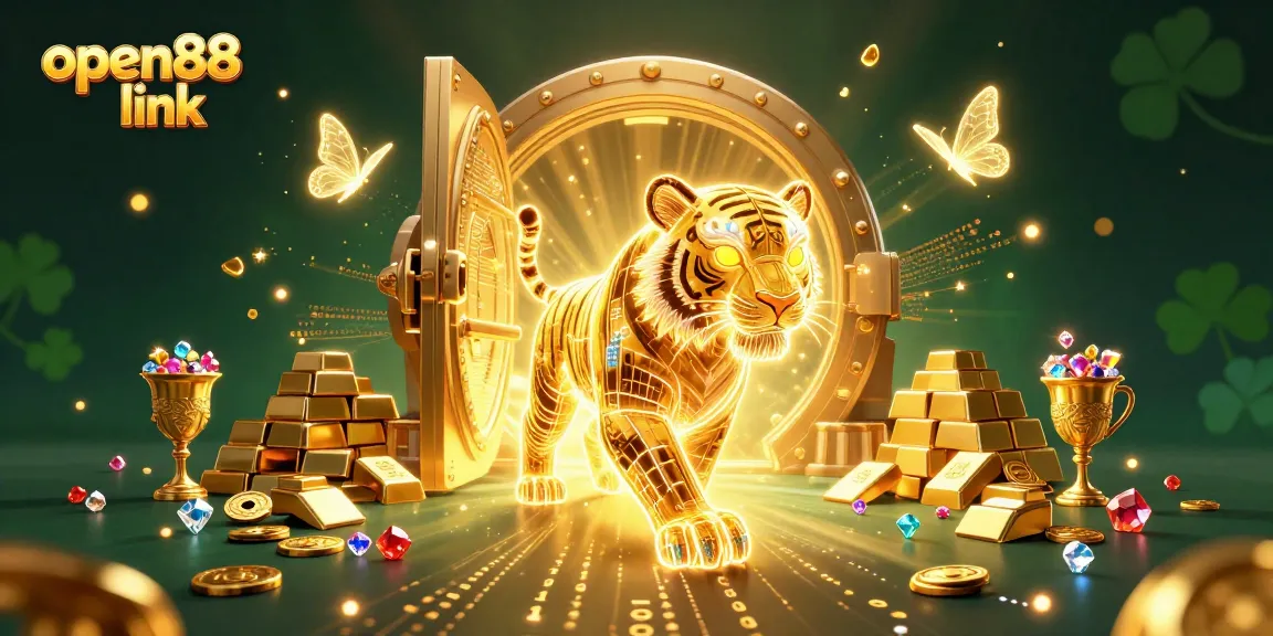 Experience the thrill of gaming with open88 link in this vibrant casino scene filled with treasures and excitement.