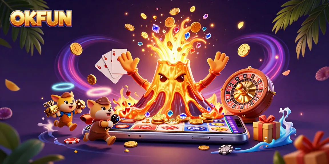 Experience thrilling wins at OKFUN while enjoying vibrant slot games and treasure-filled adventures.