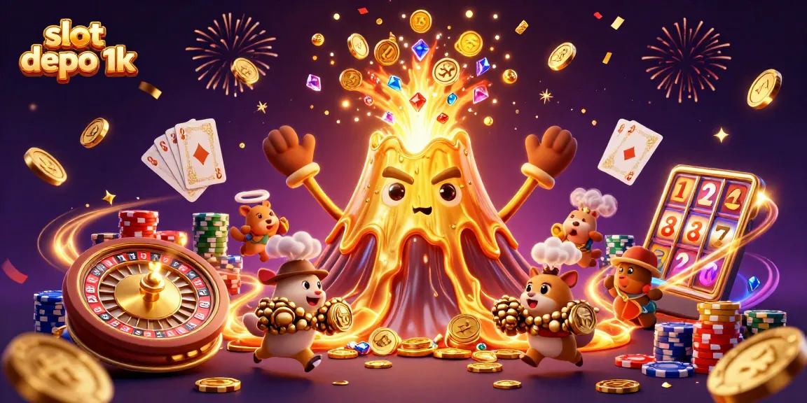 Spin the winning slots at slot depo 1k with sparkling gems and coins flowing vividly!