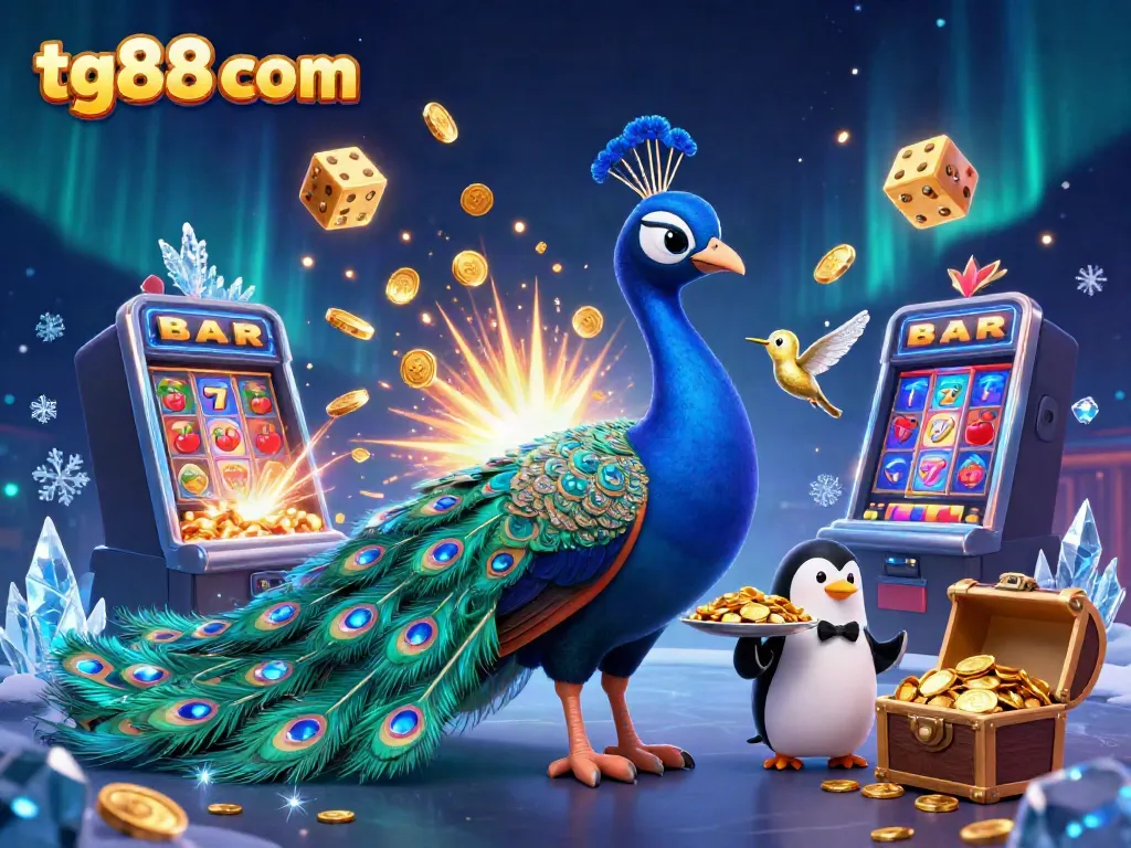Experience exciting wins at tg88 com with vibrant games and rewards in a colorful casino scene.