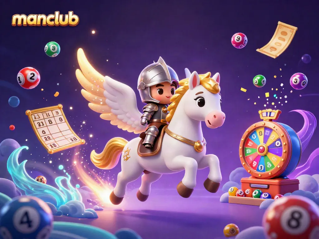 Experience thrilling wins at manclub with an epic mythical gaming adventure featuring a celestial horse and knight.