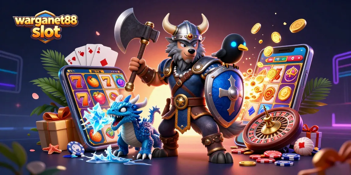 Experience the thrill of warganet88 slot as Viking warriors and mystical creatures battle for jackpots.