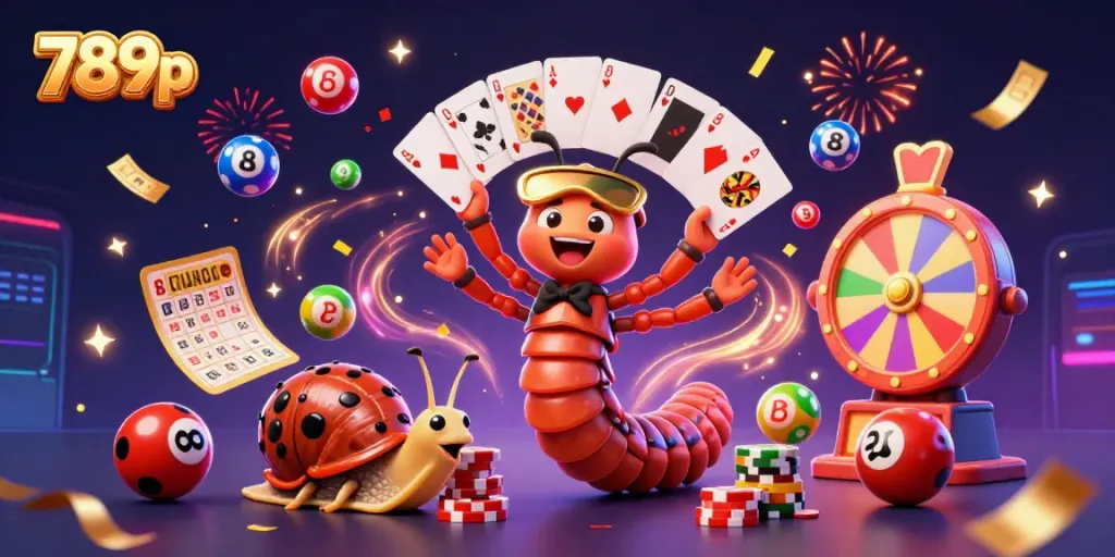 Join the fun at 789p as the millipede dealer and high-roller snail battle in excitement!