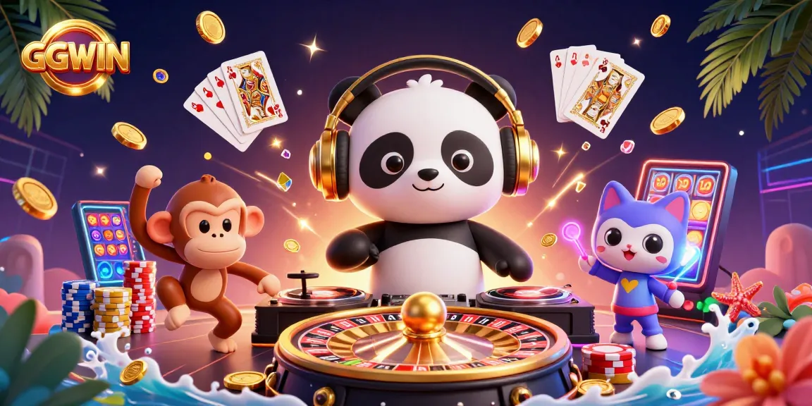 GGWIN invites players to enjoy a vibrant casino scene with dynamic characters and thrilling games.