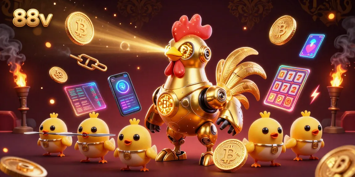 Engage with 88vv through thrilling online casino adventures featuring vibrant slot games and crypto elements.