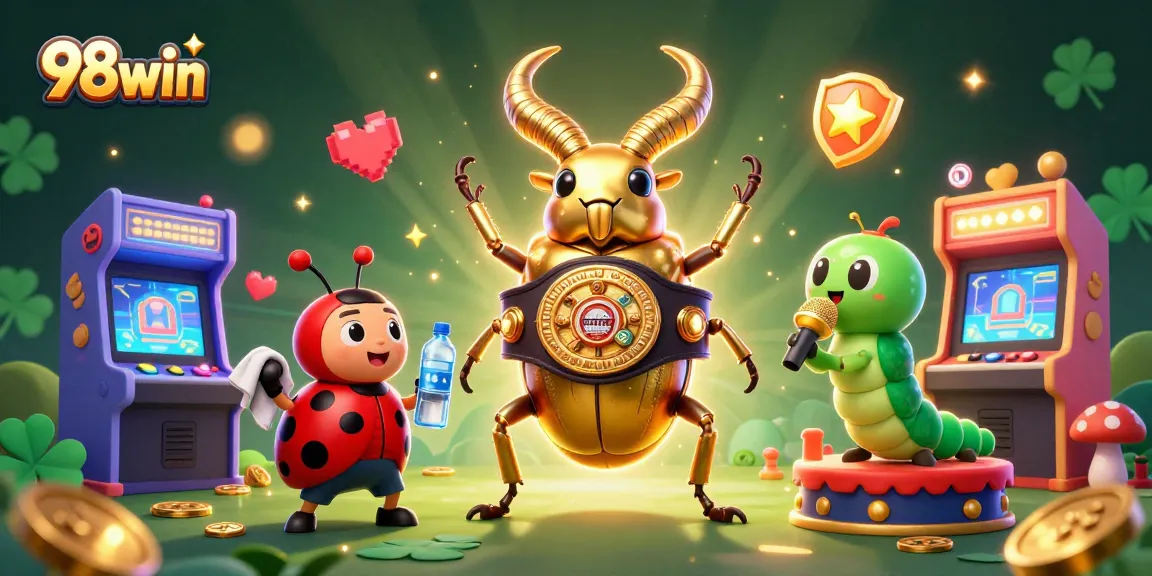 Engage in exciting gaming visuals at 98win with vibrant designs and energetic character dynamics.