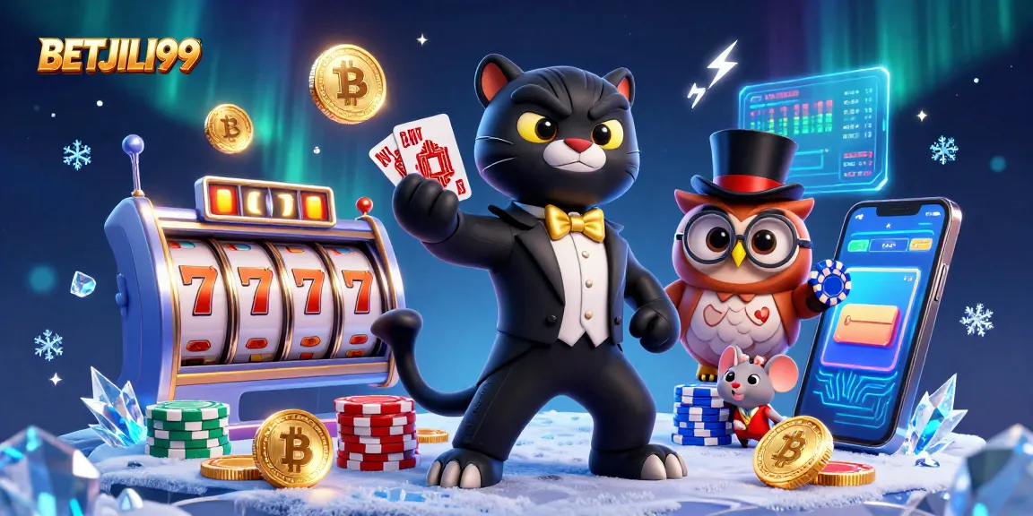 Experience the thrill with BETJILI99 in a vibrant, action-packed online casino scene.