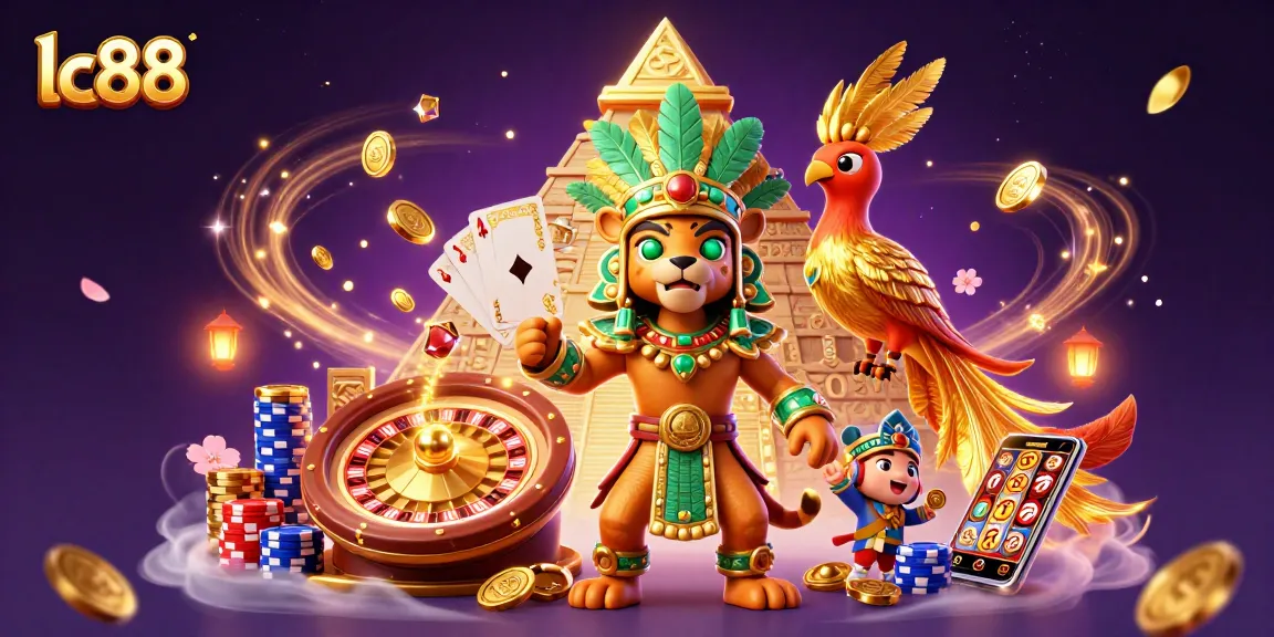 Experience exciting games at LC88, featuring vibrant 3D characters, thrilling jackpots, and immersive casino action.