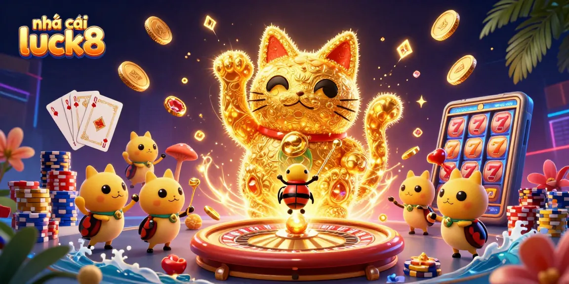 Play and win at nhà cái luck8 with vibrant games featuring lucky symbols and golden gains.