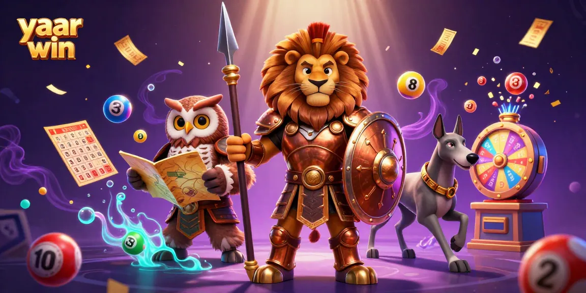 Engage with exciting gameplay at yaar win, featuring vibrant lottery elements and dynamic casino visuals.