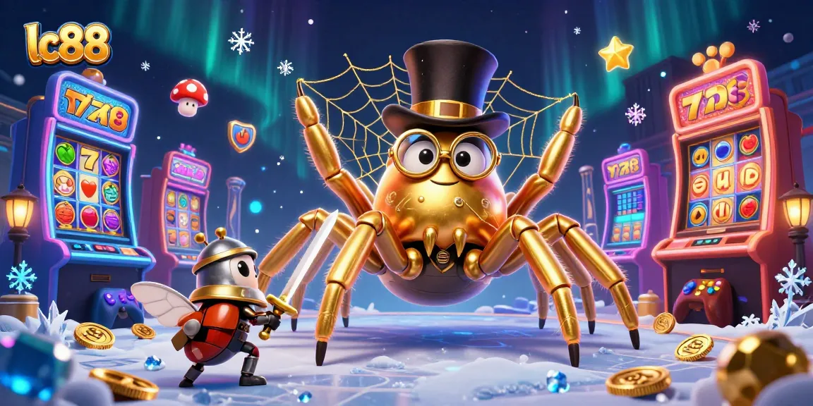 Experience high-stakes thrills with lc88's vibrant casino themed illustration featuring magical creatures.