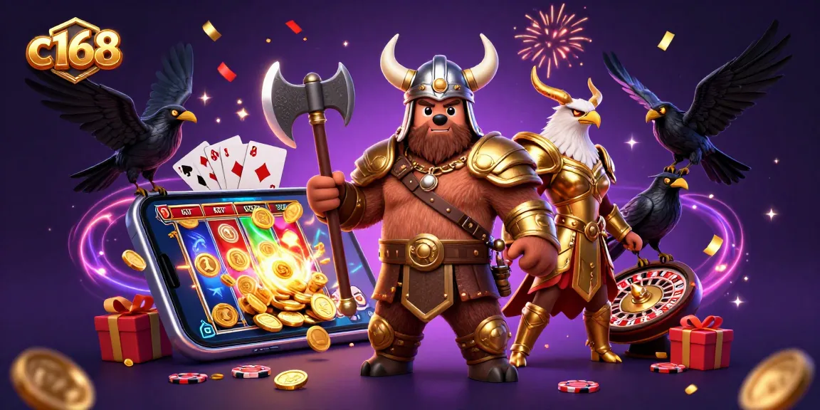 Experience thrilling wins with c168 at the vibrant casino scene featuring exciting gaming elements.