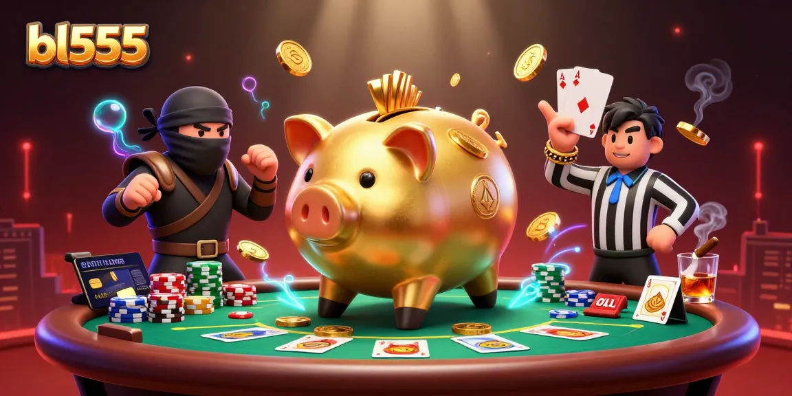 Experience excitement at bl555 with a vibrant casino scene featuring dynamic characters and gaming elements.