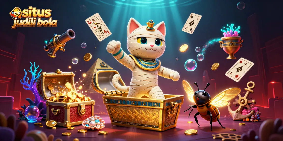 Menangkan taruhan situs judi bola dengan ilustrasi 3D detail tinggi menampilkan karakter unik di kasino.