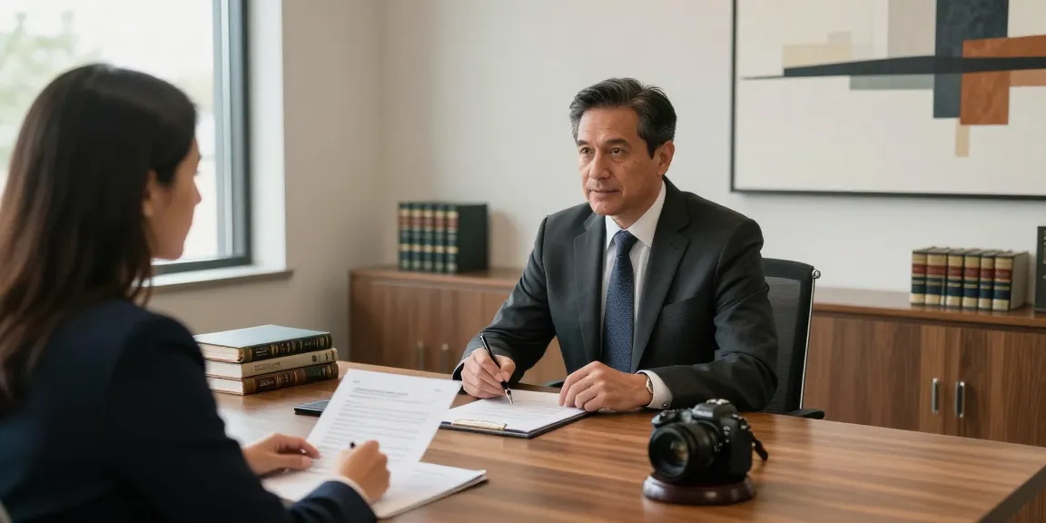 Philadelphia Employment Lawyer consulting with a client in a modern office, showcasing professional legal expertise.