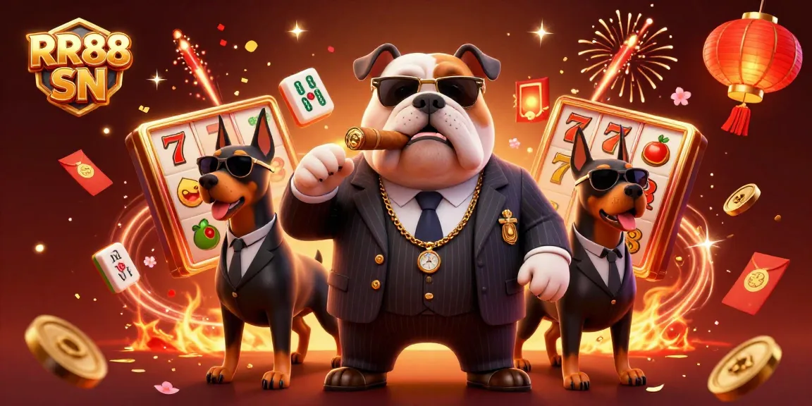 Win big with RR88 SN as an animated bulldog gangster leads the slot games adventure!