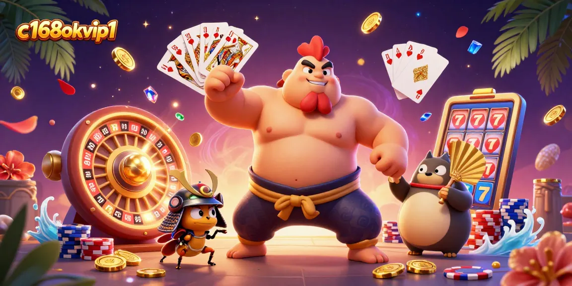 Experience excitement with c168okvip1 as characters and casino elements come to life.