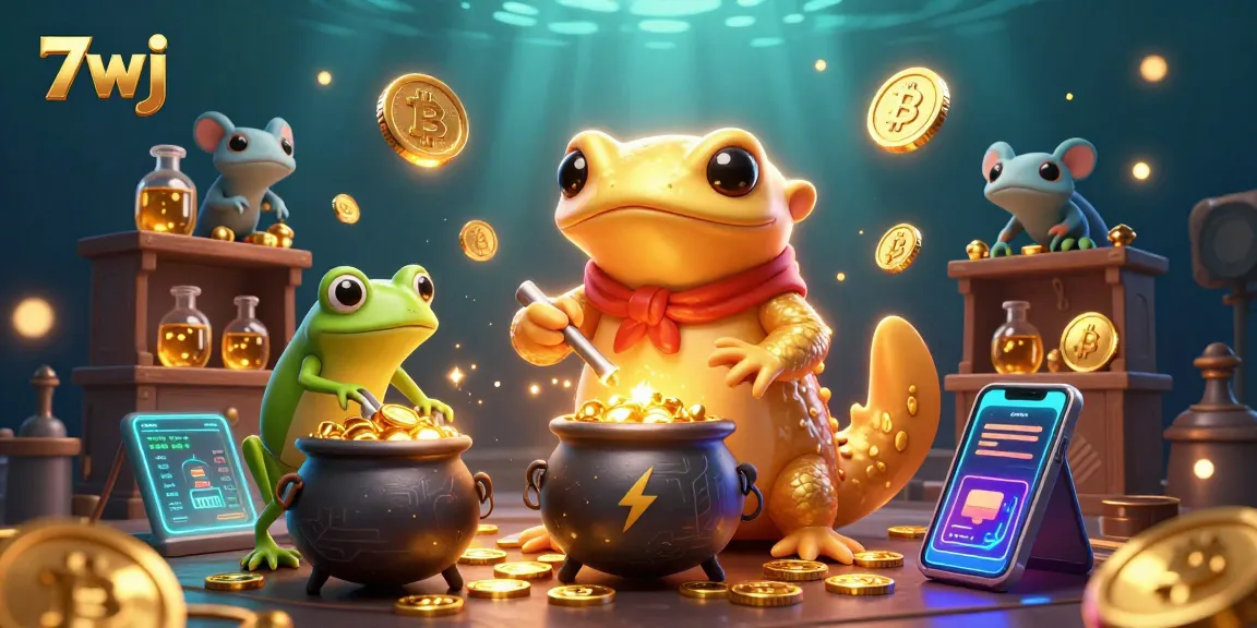 Experience the magical transformation in 7wj as the golden alchemist conjures winning treasures.