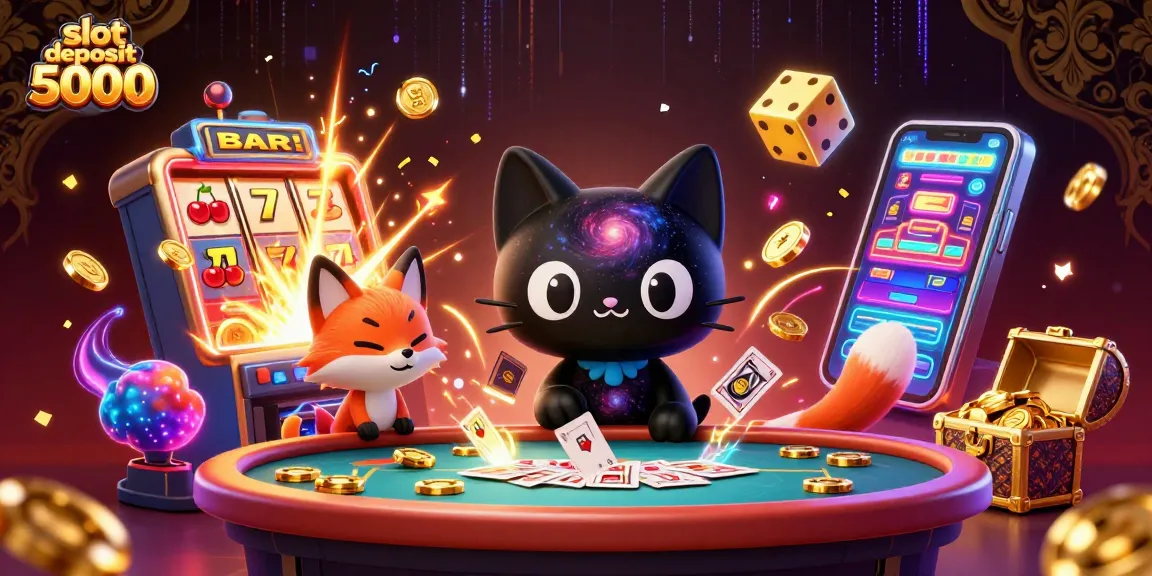 Spin to win amazing prizes at slot deposit 5000 with exciting cosmic characters and colorful jackpots!