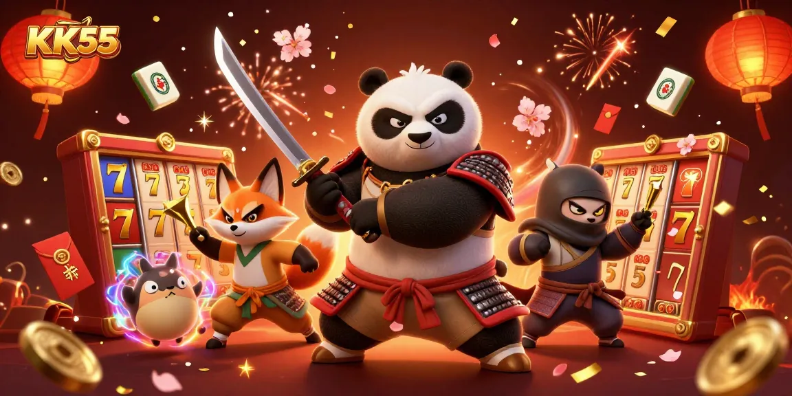 Engage with thrilling casino experiences at KK55 featuring dynamic characters and vibrant elements.