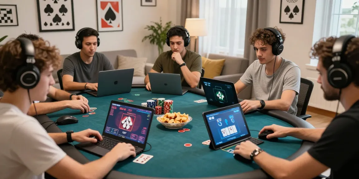 Exciting Agen Poker Online gaming scene with players engaged in a cozy atmosphere.
