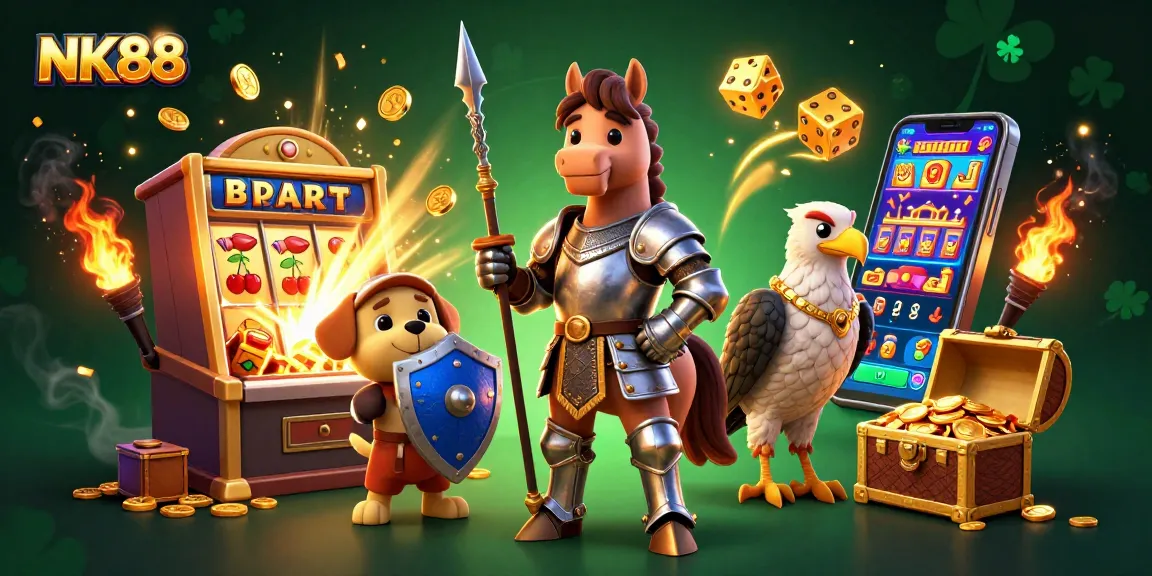 Play thrilling games at NK88 with captivating characters, vibrant jackpots, and excitement.