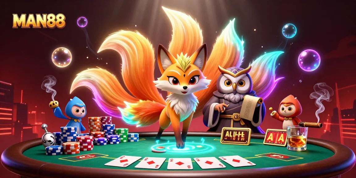 Experience the thrill of gambling at MAN88 with lively poker action and stunning visuals.