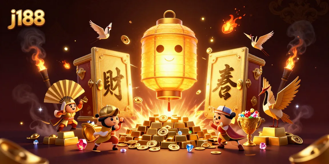 Experience thrilling wins at j188 with golden treasures, lively characters, and exciting casino elements.