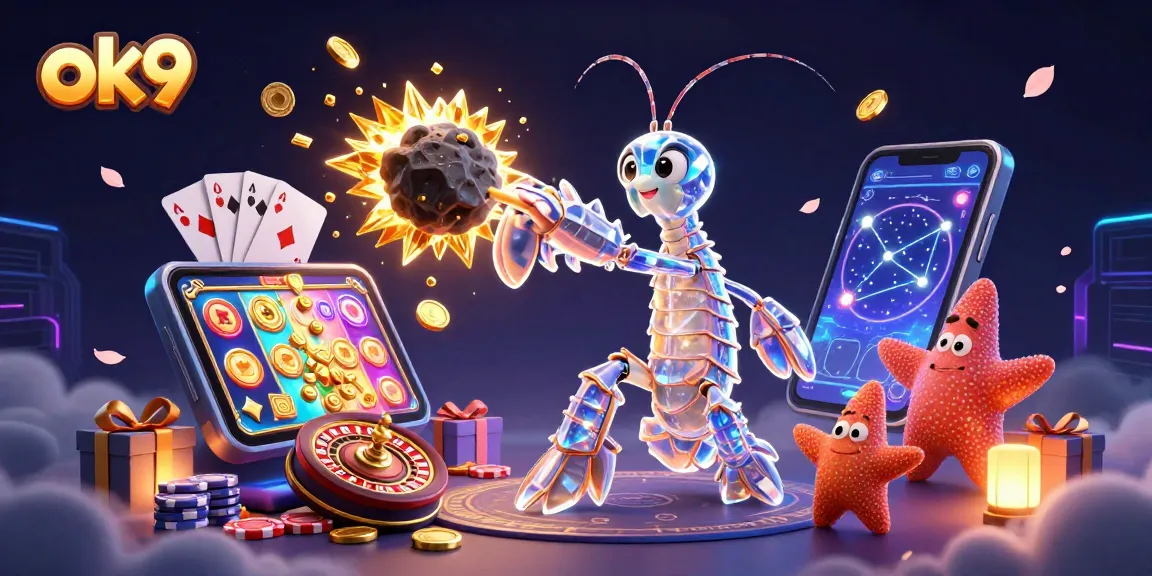 Engage in thrilling gameplay at ok9, featuring vibrant slot games and dynamic casino elements.
