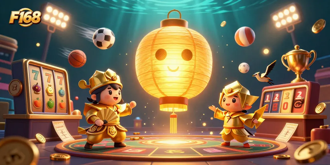 Experience F168's exciting world of interactive slots and sports betting with rich visuals.
