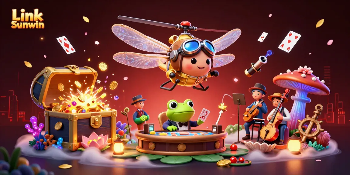 Engage with Link Sunwin's vibrant casino experience featuring thrilling game elements and dynamic characters.