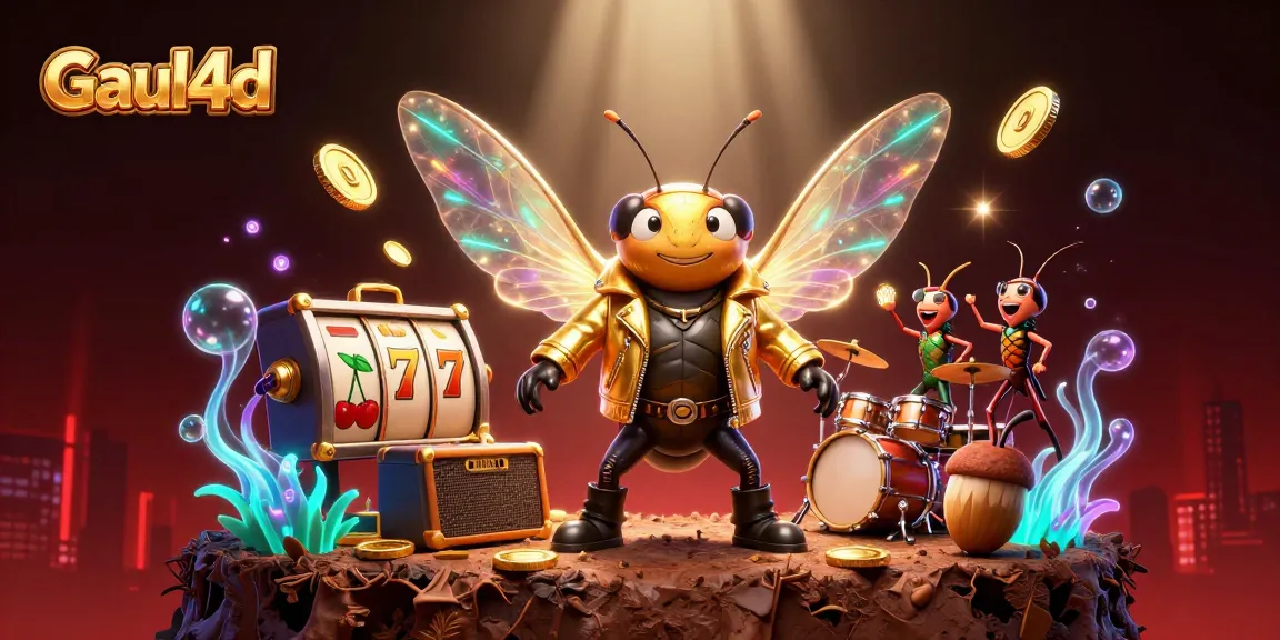 Spin the reels at Gaul4d for thrilling jackpots and vibrant rewards in this dynamic casino scene.