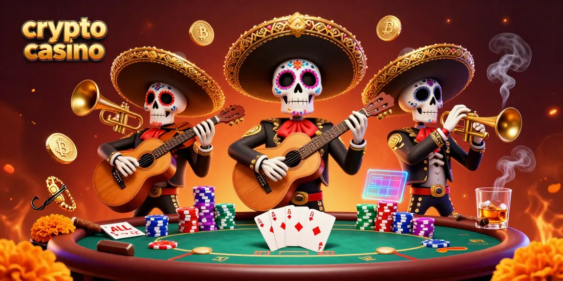 Vibrez dans un crypto casino avec des personnages colorés et des éléments de jeu captivants.