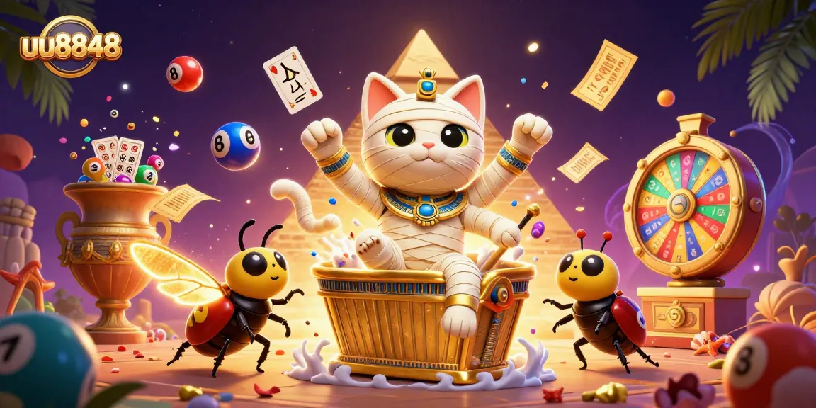 Engage in thrilling gameplay with uu8848 featuring a vibrant casino scene with unique animated characters.