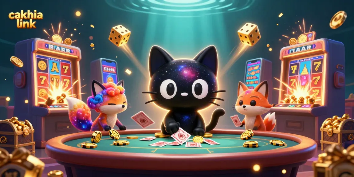 Experience exciting gameplay at cakhia link with stunning casino visuals and vibrant characters.