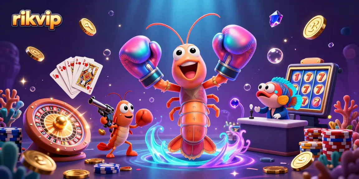 Experience thrilling wins at rikvip with vibrant 3D casino characters and dynamic game elements.
