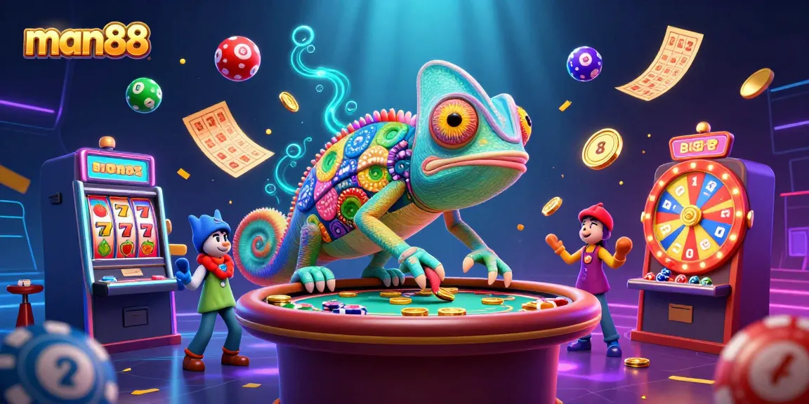 Experience thrilling gameplay with man88's vibrant casino scene full of exciting games and rich colorful elements.