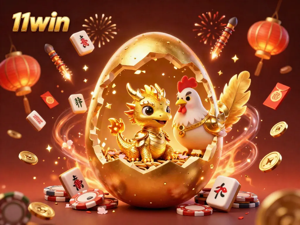 Experience thrilling wins at 11win with a lavish golden gaming scene showcasing vibrant casino elements.