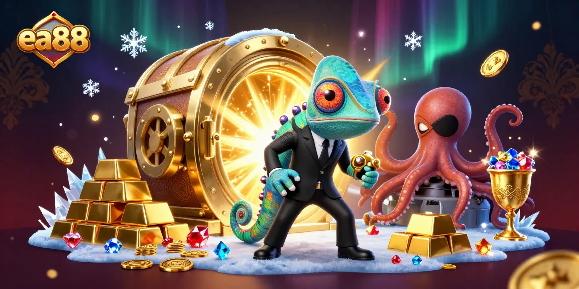 Experience thrilling action at ea88 with our vibrant casino adventure featuring unique characters and treasure.